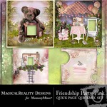 Friendship Party Quick Page QuickMix Pink-$3.49 (MagicalReality Designs)