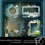 Do You Believe in Magic Clusters Blue-$1.99 (MagicalReality Designs)