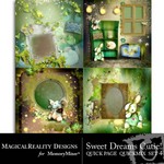Sweet Dreams Cutie Quick Page QuickMix Set 4-$2.99 (MagicalReality Designs)