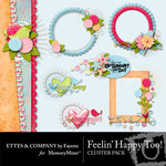 Feeling Happy Too Clusters Pack-$1.99 (Ettes and Company by Fayette)