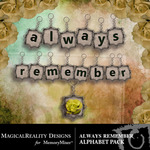 Always Remember Alphabet Pack-$0.99 (MagicalReality Designs)