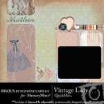 Vintage Lady QuickMix-$3.49 (Bisous By Suzanne Carillo)