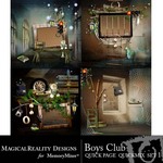 Boys Club Quick Page QuickMix Set 1-$3.49 (MagicalReality Designs)