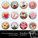 Sandbox Summer Flair Pack-$1.49 (Ettes and Company by Fayette)