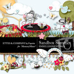 Sandbox Summer Embellishment Pack-$3.49 (Ettes and Company by Fayette)