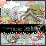 Time 4 Family Embellishment Pack-$3.49 (Ettes and Company by Fayette)