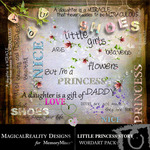 Little Princess Story WordArt Pack-$2.25 (MagicalReality Designs)