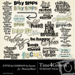 Time 4 Growth WordArt Pack-$1.99 (Ettes and Company by Fayette)