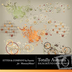 Totally Autumn Background Embellishment Pack-$1.99 (Ettes and Company by Fayette)
