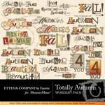 Totally Autumn WordArt Pack-$1.99 (Ettes and Company by Fayette)
