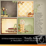 Totally Autumn Short Stack Paper Pack-$2.49 (Ettes and Company by Fayette)