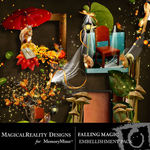 Falling Magic Cluster Pack-$2.49 (MagicalReality Designs)
