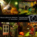 Falling Magic Quick Page QuickMix-$3.99 (MagicalReality Designs)