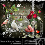 Love Story Embellishment Pack MR-$3.49 (MagicalReality Designs)