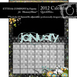 2012 Calendar Ettes QuickMix-$6.99 (Ettes and Company by Fayette)