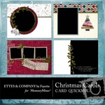Christmas Carols Card QuickMix-$1.49 (Ettes and Company by Fayette)