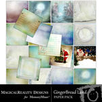 GingerBread Land Paper Pack-$3.99 (MagicalReality Designs)