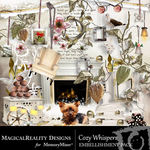 Cozy Whispers Embellishment Pack-$3.49 (MagicalReality Designs)