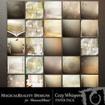 Cozy Whispers Paper Pack-$3.99 (MagicalReality Designs)
