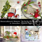 HoHoHo On My Way Quick Page QuickMix 1-$3.49 (MagicalReality Designs)