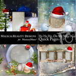 HoHoHo On My Way Quick Page QuickMix 2-$3.49 (MagicalReality Designs)