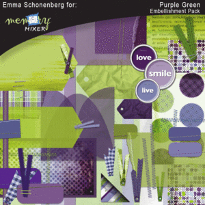 Purple-green-emb-medium