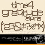 Time 4 Gratitude Alphabet Pack-$0.99 (Ettes and Company by Fayette)