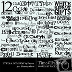 Time 4 Traditions WordArt Pack-$1.99 (Ettes and Company by Fayette)