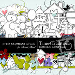 Time 4 Traditions Embellishment Pack-$3.49 (Ettes and Company by Fayette)