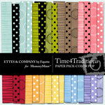 Time 4 Traditions Color Pop Paper Pack-$3.99 (Ettes and Company by Fayette)