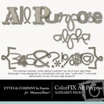 ColorFIX All Purpose Alphabet Pack-$1.49 (Ettes and Company by Fayette)