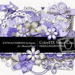 ColorFIX Sweet Lilac Embellishment Pack-$3.99 (Ettes and Company by Fayette)