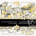 ColorFIX Mellow Yellow Embellishment Pack-$3.99 (Ettes and Company by Fayette)