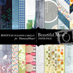 Beautiful Mess Paper Pack-$3.49 (Bisous By Suzanne Carillo)