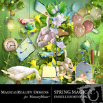 Spring Magic Embellishment Pack 2-$2.99 (MagicalReality Designs)