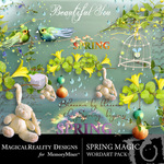 Spring Magic WordArt Pack-$1.99 (MagicalReality Designs)
