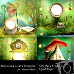 Spring Magic Quick Page QuickMix-$3.49 (MagicalReality Designs)