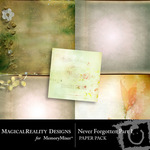 Never Forgotten Paper Pack 1-$3.99 (MagicalReality Designs)