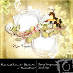 Never Forgotten Free Quick Page QuickMix-$0.00 (MagicalReality Designs)