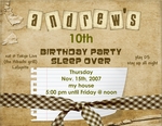 ANDREW'S 10TH B-DAY INVITATION (JENNA)
