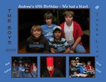 ANDREW'S BIRTHDAY PARTY SLEEP OVER (JENNA)