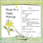 Recipe for A Happy Marriage. (audosborne)