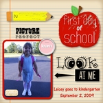 First Day of School-Ever! (craftyjac)